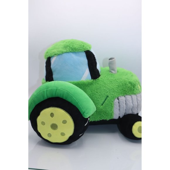 Squishable Tractor Plush Green & Blue Soft Stuffed Toy 12"x12"x10" Kids & Collec - Picture 6 of 12
